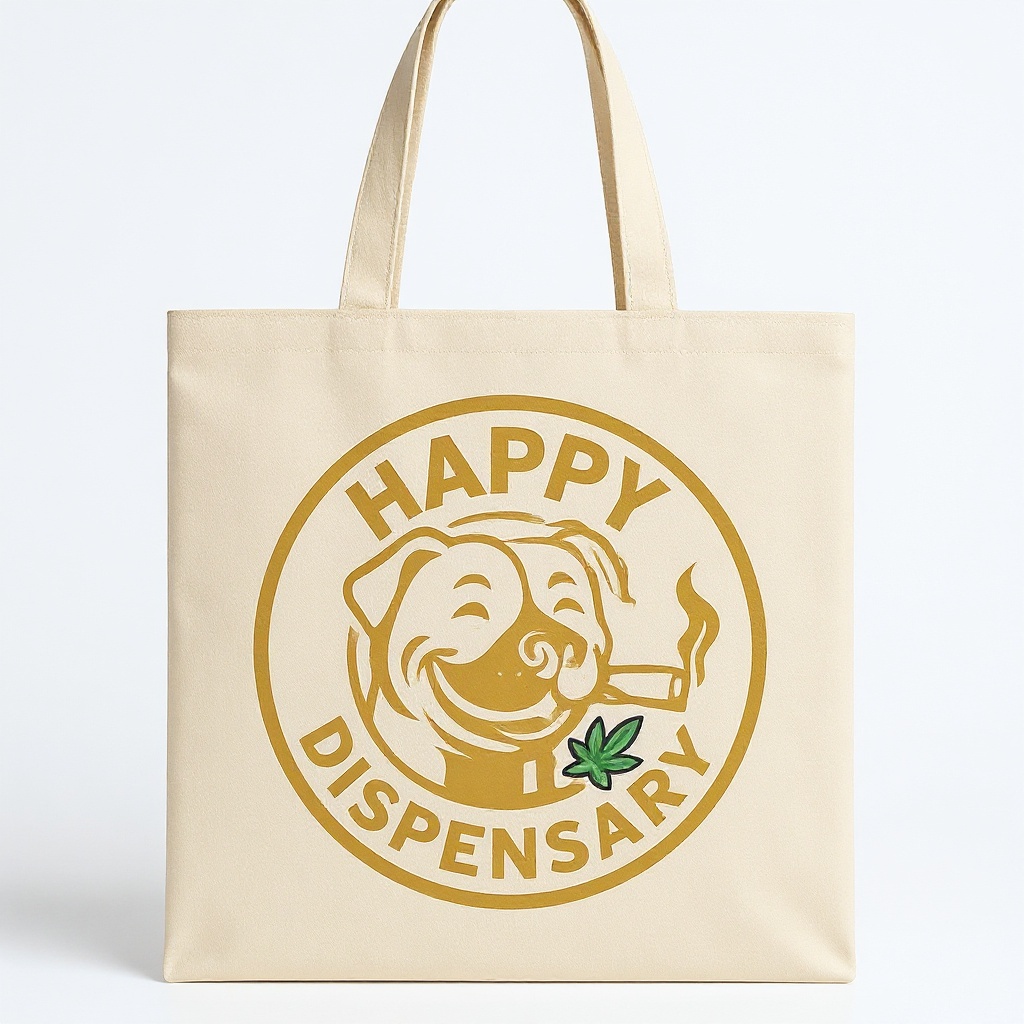 Happy Dog Tote Bag
